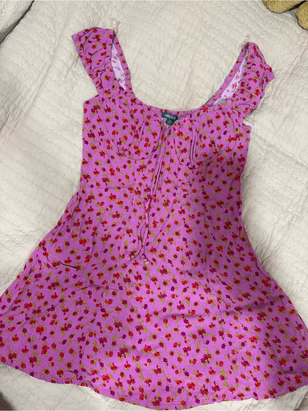 wild fable Pink Floral Summer Dress